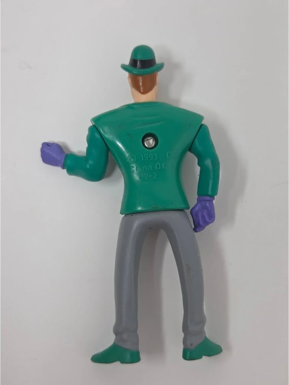 1993 McDonalds DC Comics The Riddler Green Suit Toy Figure